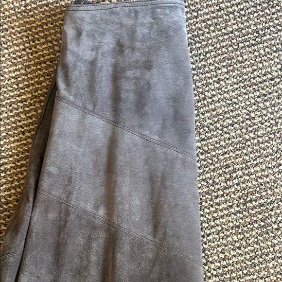 Elegant genuine suede A-Line Maxi Skirt - Picture 5 of 8
